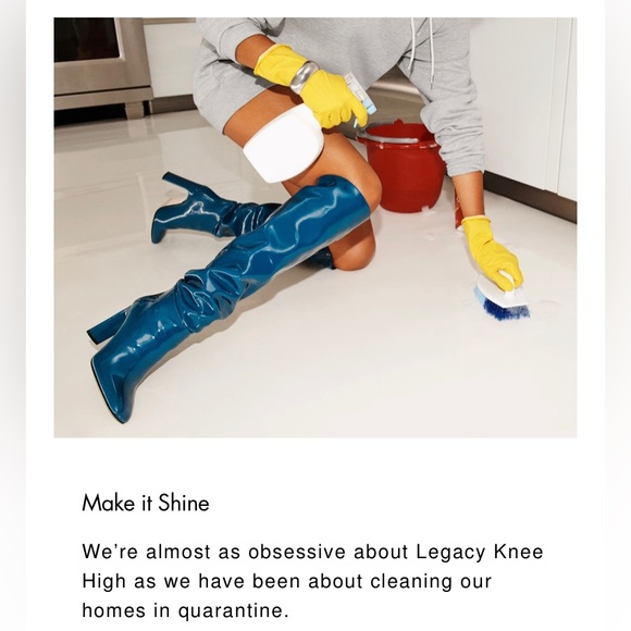 Tamara Mellon Legacy Over The Knee Teal Boots - Picture 5 of 11